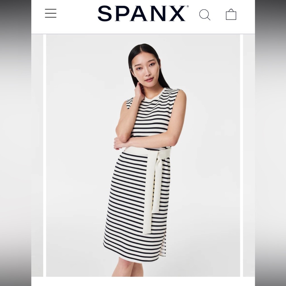 AirEssentials Tie-Waist Tank Dress XS (worn once) SPANX
